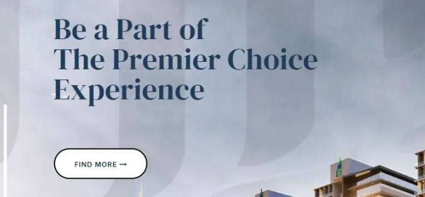 Premier Choice International homepage headline and find more call to action