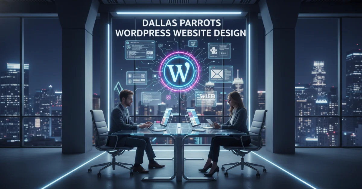Dallas Parrots WordPress Website Design