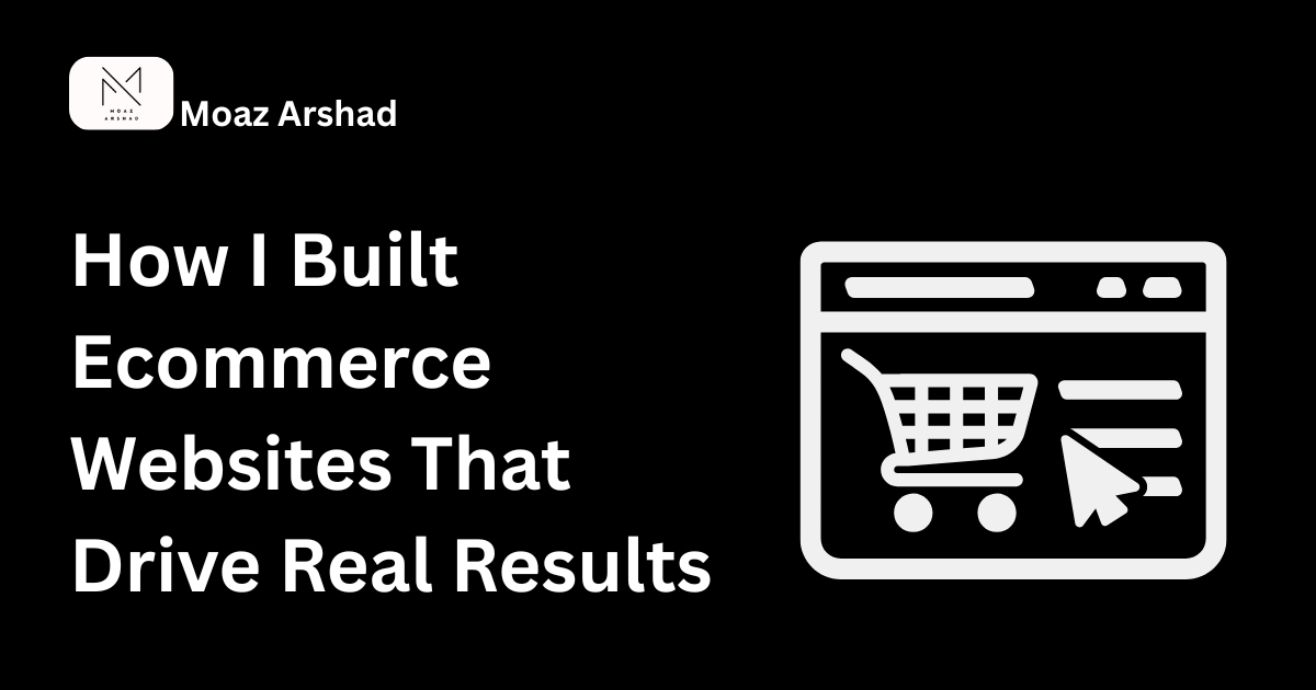 ecommerce website by moazarshad.com