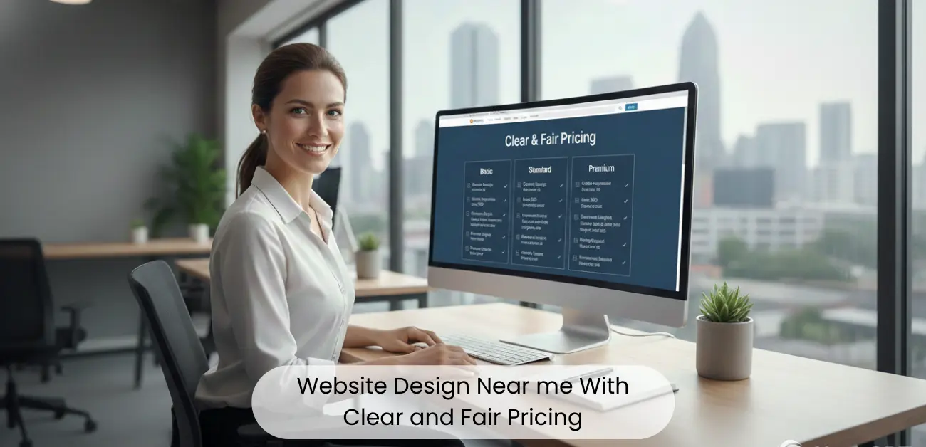 Website Design Near me With Clear and Fair Pricing